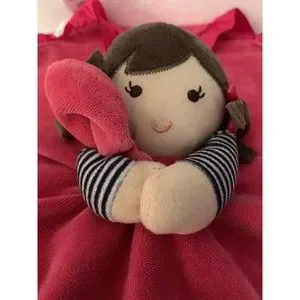 Carter's Toys Carters Baby Doll Lovey Love You Pink Ruffle